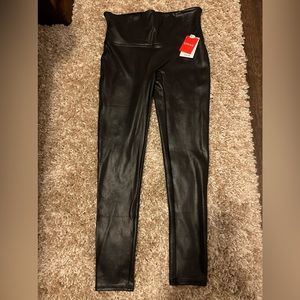 Spanx Faux Leather Leggings